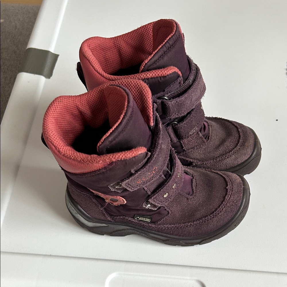 Ecco Kids' Berry and Coral Boots